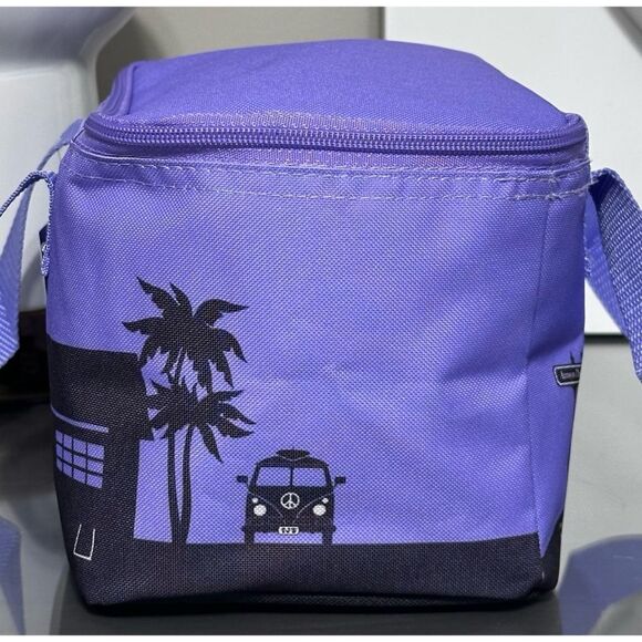 Trader Joe’s PURPLE Mini Insulated Cooler Tote Bag - Picture 4 of 6